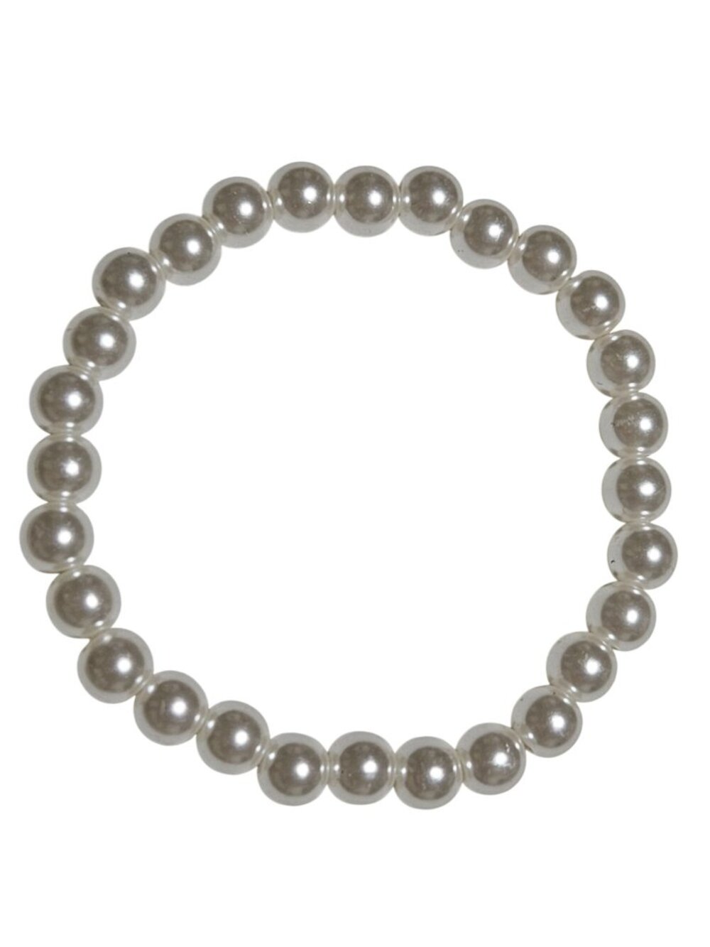 Vintage Faux Pearl Bracelet Stretch Classic Retro Minimalist Fashion Jewelry